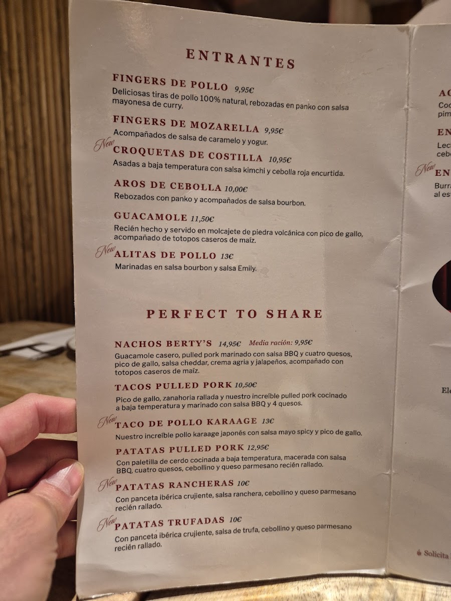 Menu Berty's Burger Bilbao-3